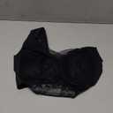 WOWENY Seamless Lace Bras for Women Wirefree Comfortable Mesh Padded Soft Back Smoothing Bra (Large, Sleep Bra Black(no Support))