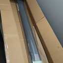 AOSKY Outdoor Roller Shades, Cordless Patio Shades Roll Up Outdoor Blinds, Roller Blinds Cloth for Porch Pergola Balcony Backyard Windows, 96" W x 96" H, Grey