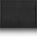 26.5 x 17.3 Inch Leather Desk Pad with Side Rails Mat, Black