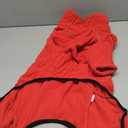 Warm Dog Coat - Windproof & Fleece Winter Jacket for Small to Large Dogs, Zippered Closure, Red XXL