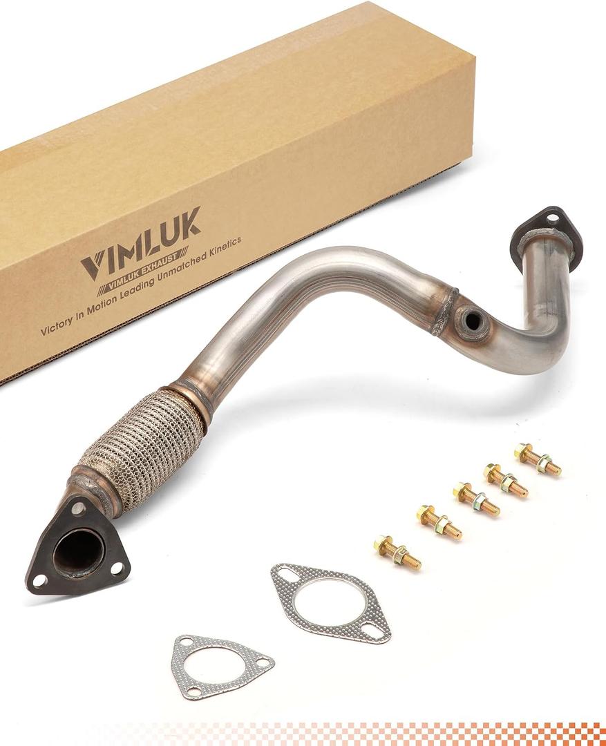 409 Stainless Steel Exhaust Front flex Pipe & Exhaust Front pipe Fits for 2012-2016 Chevrolet Sonic 1.8L, without pzev. With flex fuel. Sonic. 1.8l. (VK-53963)