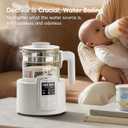 Instant Water Warmer, Baby Bottle Warmer with Faster Cooling Fan and LCD Display, Baby Milk Warmer, Electric Kettle with 6 Temperature Control Presets, Breastmilk Warmer, Boil Tea, Coffee