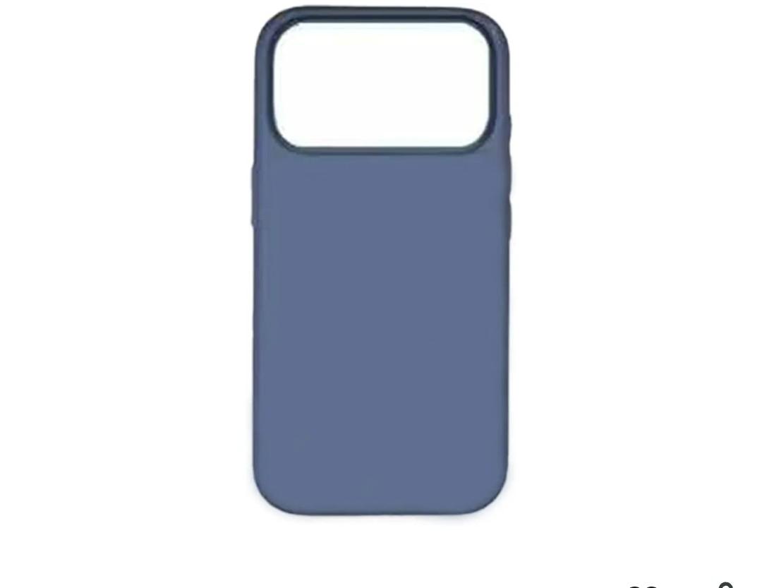 for iPhone 17 Pro/17 Pro Max Magnetic Case,Classic Liquid Silicone Anti-Scratch Mobile Phone Case (Gray Blue,17 pro)