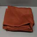 Simplebrand Ava Terracotta Blackout Curtains for Bedroom 84 Inch Length 2 Panels Set, Solid Thermal Insulated Privacy Living Room Window Treatment Curtains Blackout Drapes, W40 x L84 Inch, Terracotta