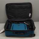 U.S. Traveler Rio Lightweight Softside Rolling Carry-on Suitcase, 2-Wheel Single, Teal