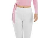 Women Ballet Pilates Wrap Tops Long Sleeve Tie Front Crop Shirts Y2K Dance Workout Yoga Going Out Tops (Pink, M)