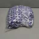 misaya Picnic Table Cover with Bench Cover, Waterproof Elastic Fitted Tablecloth for 6 Foot Tables, Rectangle Washable Polyester Tablecloths for Picnic, Camping, Outdoor (Blue, 30" x 72") (Blue and White)