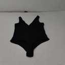 SAUNGKUAI Women’s Bodysuit Sexy Plunge Deep V Neck Backless Sleeveless Tank Thong Body Suits Outfits for Going Out S