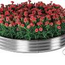ZFHgarden Galvanized Metal Round Raised Garden Bed Outdoor for Gardening Raised Garden Bed Kit，3x3x1FT Garden Raised Planter Box Outdoor