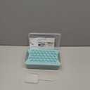 Mini Ice Cube Tray for Freezer: Small Plastic Ice Cubes Trays for Freezer with Box - Easy Release Stackable Mini Ice Cube Maker - Nugget Ice Trays for Freezer with Ice Container (Green)