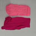 Chihuahua Yorkie Sweater, 2 Pieces Dog Sweaters for Small Dogs, Turtleneck Knitted Dog Clothes for Small Dogs, Winter Warm Pullover Sweaters, Pet Cat Sweater Cold Weather Puppy Clothes Outfits XS (X-Small, Rose-Pink)