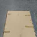 Brown Frameless Modern Medicine Cabinet with Shelves and Mirror Included - 38"L x 5"W x 28"H Lighting Not Included