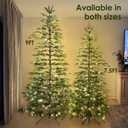 Christmas Decorations - 7.5 Ft Pre-Lit Twinkle Christmas Cypress Tree