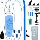 FunWater Inflatable Ultra-Light Stand Up Paddle Board for All Skill Levels with Premium SUP Paddleboard Accessories,Non-Slip Comfort Deck for Youth & Adults