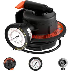 Replacement DEX2420MAR2 Manual Air Relief Valve Assembly with Pressure Gauge and O-Rings - Compatible with Hayward Pro Grid DE Filters, SwimClear Cartridge Filters