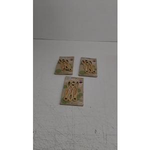 Pack of 3 Little Kids Eco Fubbles Bamboo Bubble Wand 3pk Organic & Green Toys for Ages 3-8 Years Old 