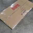 LOAAO 60X28 Inch Bathroom Mirror with Wood Grain Colored Metal Frame, Rounded Rectangle Metal Framed Bathroom Mirror, Anti-Rust, Hangs Horizontally or Vertically, Tempered Glass