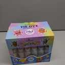 24 Colors Tie Dye Kit, Tie Dye Set for Kids, Pre-Filled Bottles, Non Toxic Permanent Fabric Dye Art Set, Easy DIY Fabric Art - Create Fun (24 Colors)