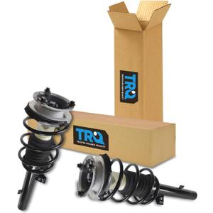 TRQ Front Driver and Passenger Side Strut and Spring Assembly Set Compatible with 07-11 BMW 328i RWD 07-11 335i RWD 08-13 128i RWD 08-13 135i RWD 06 325i RWD 06 330i RWD 09-11 335d RWD