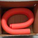 Pack of 2 Pool Noodles for Adults - Colorful Foam Noodle Sticks for Swimming - Floating Pool Noodles Foam Tube 59.1" x2.3 in (Red)