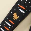 Little Girl Thanksgiving Outfit Turkey Shirt Dress Top+ Tights Pants 3-8 Years (6-7 Years)