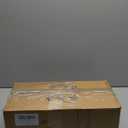 LMQNINE Natural Alabaster Pendant Lights for Kitchen Island White Marble Long Tube Chandelier Modern Black Ceiling Light Fixtures for Bedroom Dining Room Table Living Room Hallway(M-2Pack)