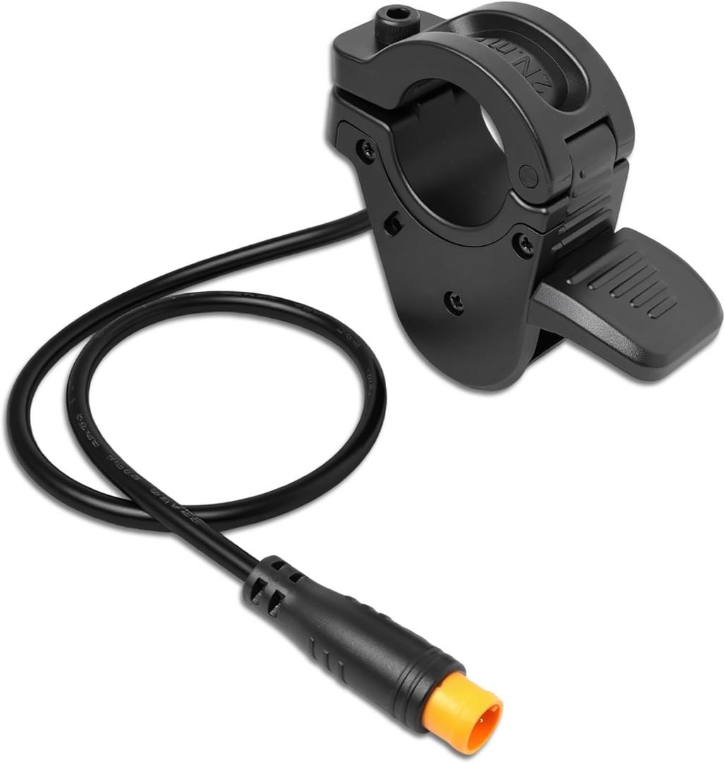 300X Ebike Thumb Throttle, Ebike Throttle 3 Pin for 7/8" 22mm Left and Right Handlebars, Thumb Throttle Compatible with 24V 36V 48V 60V 72V Electric Bikes & Scooters