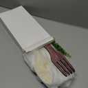 Jetec Cutting Board Eat Sign Set Hanging Art Kitchen Eat Sign Fork and Spoon Wall Decor Rustic Primitive Country Farmhouse Kitchen Decor for Home Decoration(White, Grey,brown)