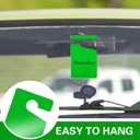 Vicenpal 100 Pack Blank Parking Permit Hang Tag Parking Placards Hang Tag 3 x 5 Inch for Car Rear View Mirror(Green)