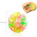 Toyvian Multicolored Kids Suction Cup Balls 2.36 Inch Sticky Sucker Toys for Birthday Parties Classroom Rewards and Stress Relief Fun