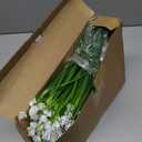 AGIRL 24 Bundles Artificial Flowers for Outdoor,No Fade Fake Plastic Flowers Faux Plants for Decoration Hanging Planters Indoor Outside Garden Porch Window Box Home Wedding Farmhouse