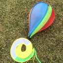 Syhonic 3Pcs Rainbow Windsock Hot Air Balloons Wind Spinner - Outdoor Whirligig Toy Garden Lawn Yard Home Decoration Ornament - Colorful Kinetic Hanging Decoration