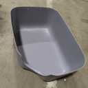 Cat Litter Tray , Grey, Size 22"×16"