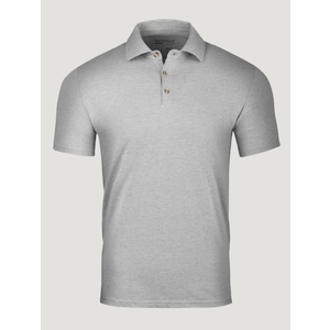 Threads Men's Heather Grey Polo, Size L
