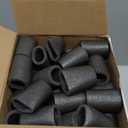 Pangda 100 Pcs Pool Black Noodles Bits Bulk Craft Small Size Versatile Mixed Floating Pool Noodles Foam Rope Tube for Play DIY Art Craft Multipurpose