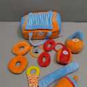 Baby Toys 3-6-12 Months Sensory Toy for Babies Workout Dumbbell Weights Toy Set with Rattles,Crinkle,Mirror & Teether,Montessori Toys for 6 Month Old Infant Baby Girl Boy Gifts