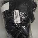 Xscape Women's Long Sleeve Glitter Knit Ruched Back Dress with Side Slit, Black, 16