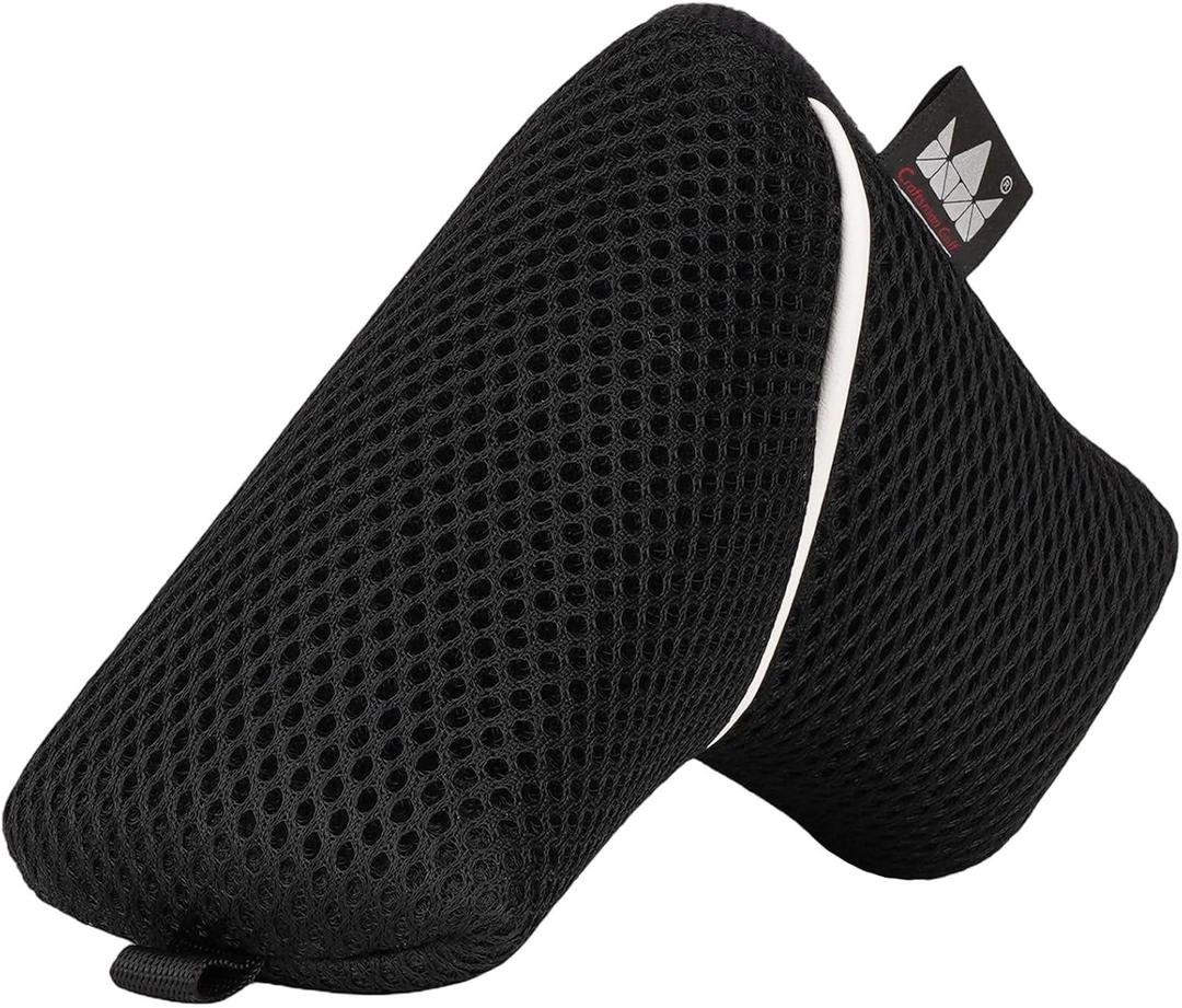 Craftsman Golf Blade Putter Head Cover Black Orange/Blue Mesh for Scotty Ping Callaway Odyssey Etc.