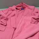 SweatyRocks Women's 2 Piece Solid Ruched Sleeve Blazer and Pants Business Office Suit Set L