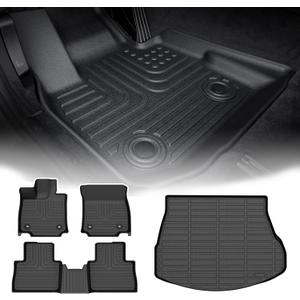 for Lexus NX Floor Mats 2025 2024 2023 2022,Car Mats for Lexus NX250/NX350/NX350 F Sport/NX350h/NX450h+/NX450h+ F Sport All Weather Floor Mats Cargo Liner Accessories