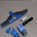 (2025 Upgraded) 20" 2 in 1 Pool Brush Vacuum Head with Swivel Hose Connection & Sturdy Nylon Bristles for Heavy Duty Inground & Above- Ground Pool Cleaning - Connecting 1-1/4" or 1-1/2" Hose (No Pole)