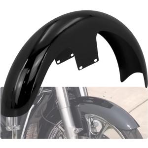 Motorcycle 21 inch Front Fender Mudguard Fit For Harley Touring Road King Road Glide Electra Glide Street Glide Custom Baggers (For 120 / R21,Gloss Black)