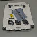 Bakepacker Auto-pop up 12 Cupcake Containers 6-Packs Black Cupcakes Carrier, 12 Cupcake Boxes with Window 13"x10"x3.5"