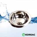 KOREAC_ Stainless Sitz Bath Maternity Hemorrhoids Lower Abdominal Coldness Diseases Period Pain, Made in Korea