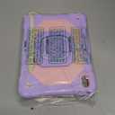 WESOROL Case for iPad (A16) 11th/10th Generation 2025/2022 with Screen Protector Rotating Stand Pencil Holder iPad Case 10th Generation Shockproof Cover for iPad 11th/10th Gen Cases,Purple Rose