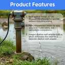 J5S Shallow Well Jet Pump, 1/2 HP 115/230V 60Hz, Heavy-Duty Cast Iron Self-Priming Pump for Home Water Supply, Garden Irrigation & Booster Service