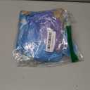 Womens 3/4 Sleeve Tops Crewneck Summer Solid Casual Tee Shirts Floral Printed Blouse Loose Dressy Tunic Gradient Blue Purple L