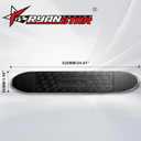 RYANSTAR RACING 4" x 24" Heavy Duty Non-Slip Oval Step Bar Tread Pads - Universal Compatible with All Weather Rubber Replacement with Anti-Skid Grooves (4 Pack)