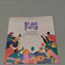 HOUSE OF PARTY Happy Birthday Banner | Cursive Birthday Sign for Party Decor, Backdrop | Pre-strung Paper Banner for Rainbow Party Decoration (Rainbow)