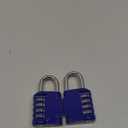 ZHEGE Combination Lock 2 Pack, 4 Digit Padlock for Gym, Employee, School, Fence. Hasp Cabinet & Storage - Set Your Own Keyless Resettable Combo